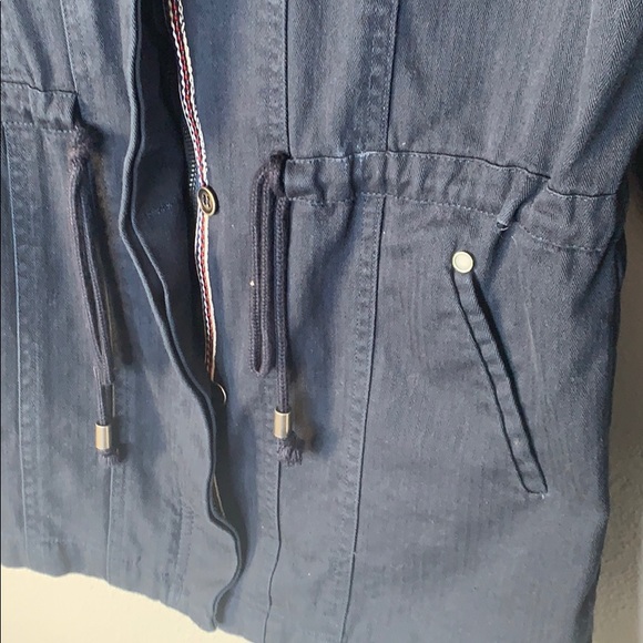 Skies are blue embroidered navy blue jacket M - Picture 4 of 7